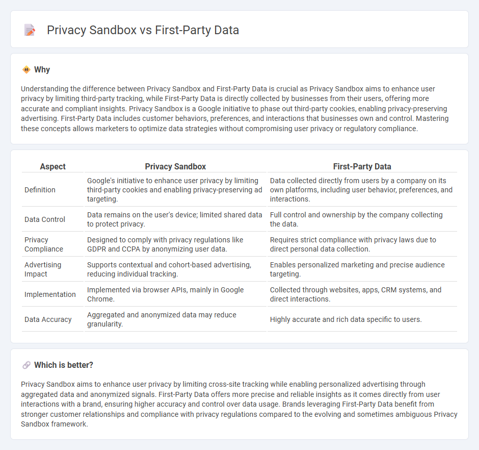 Privacy Sandbox vs First-Party Data in Technology