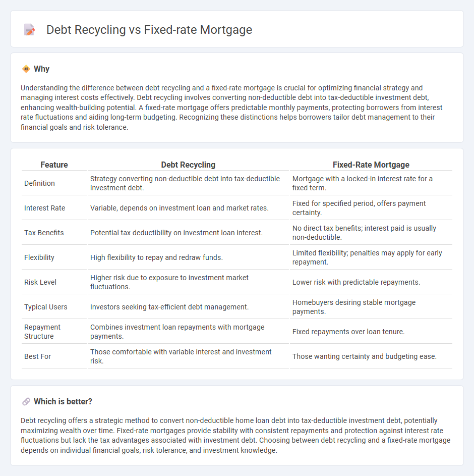 Debt Recycling vs Fixed-Rate Mortgage in Banking