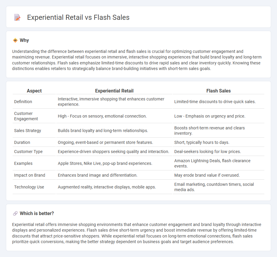Experiential Retail vs Flash Sales in Retail