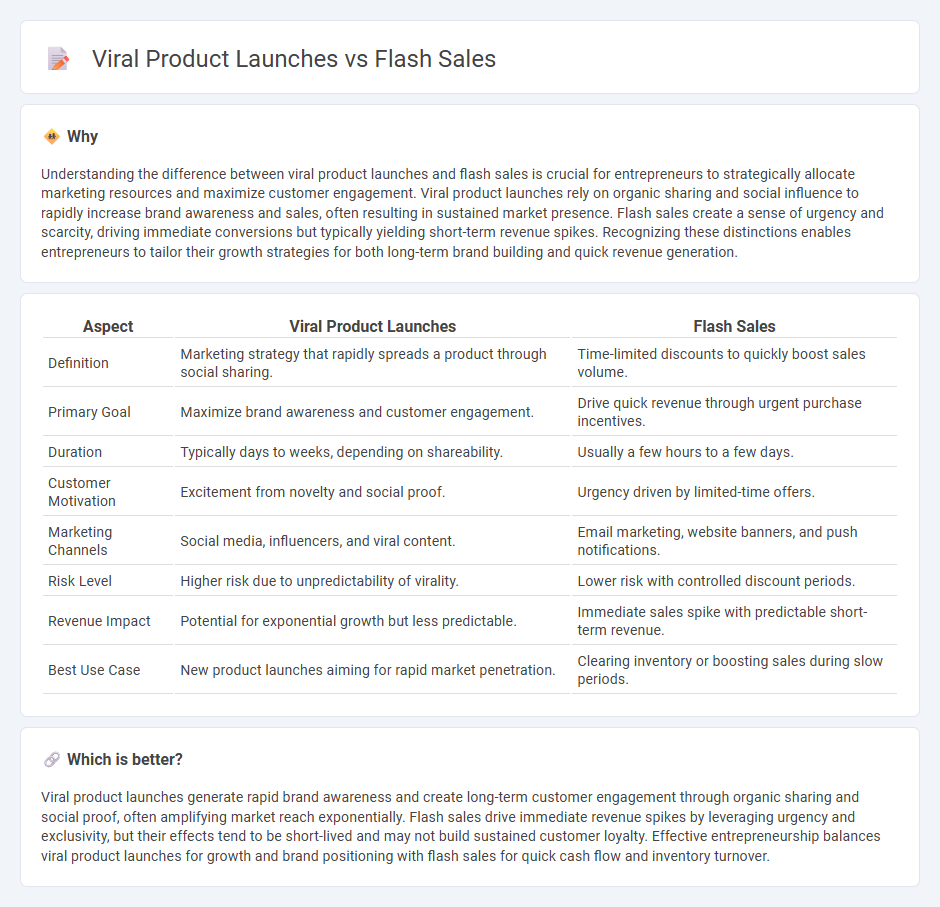Viral Product Launches vs Flash Sales in Entrepreneurship