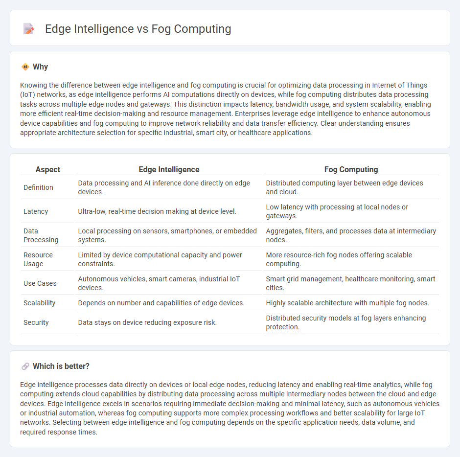Edge Intelligence vs Fog Computing in Technology