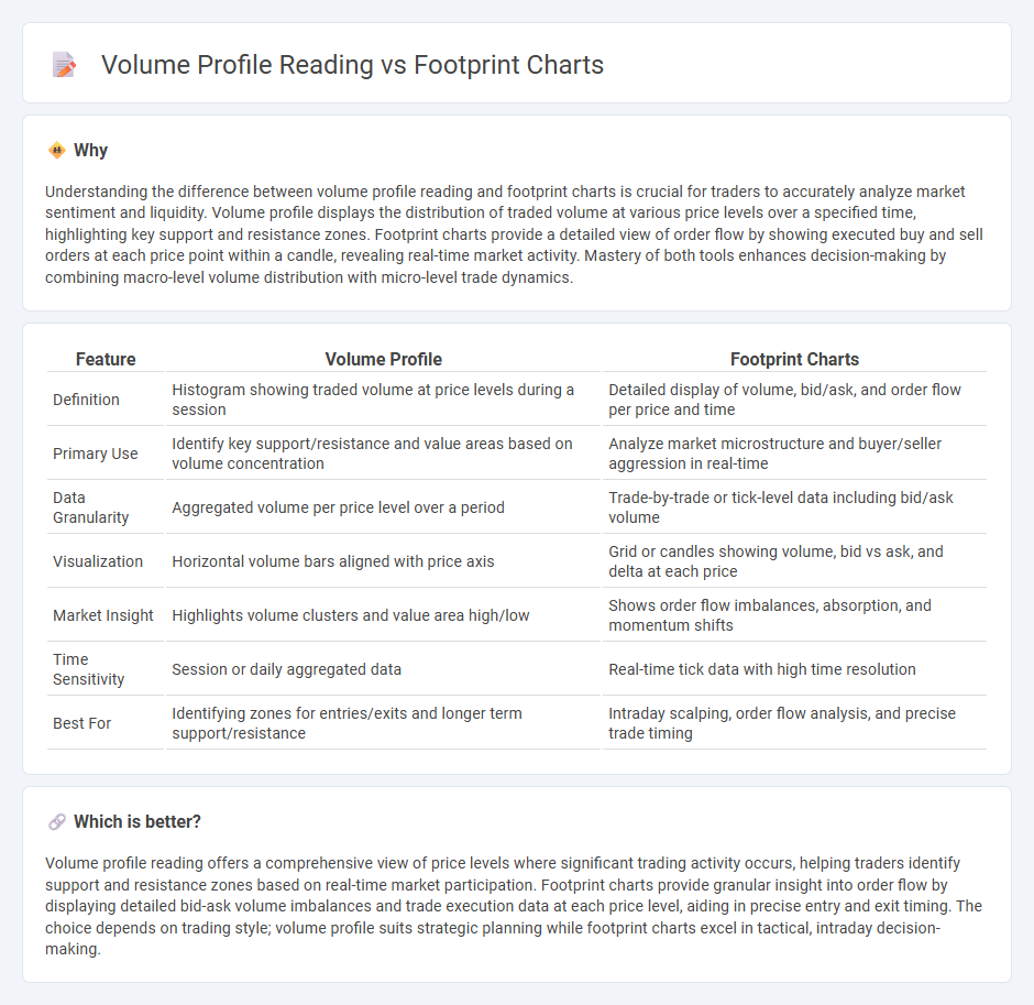 Volume Profile Reading vs Footprint Charts in Trading