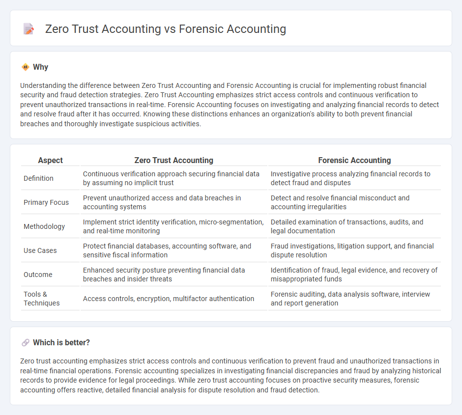 Zero Trust Accounting vs Forensic Accounting in Accounting