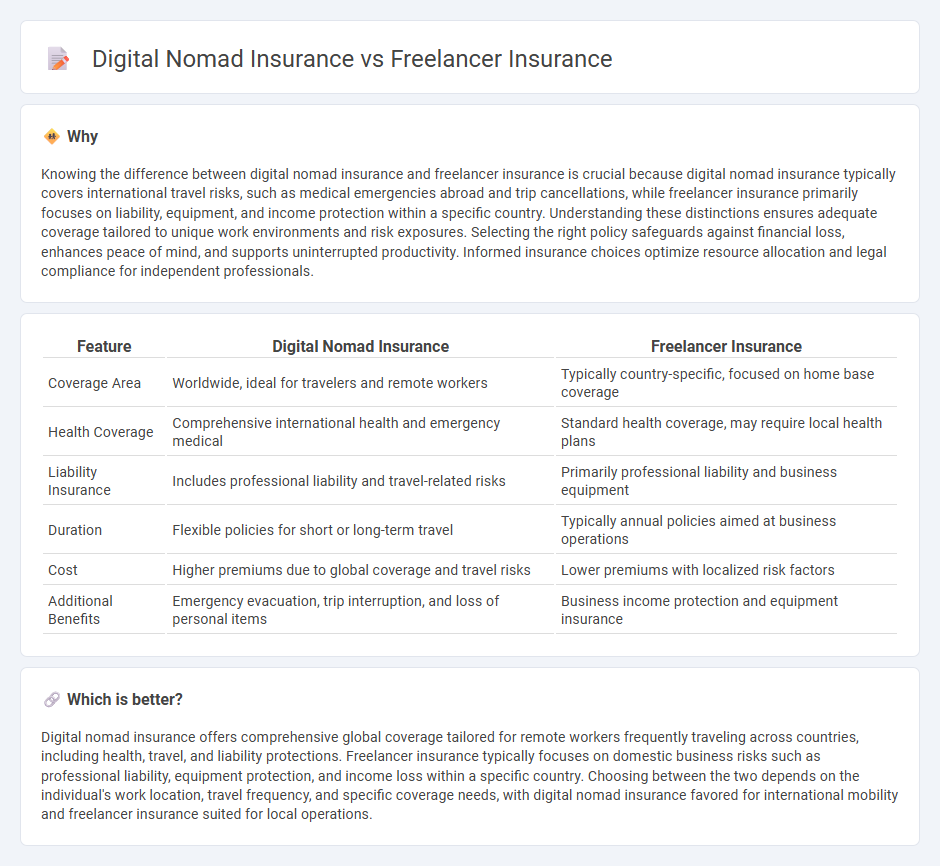 Digital Nomad Insurance vs Freelancer Insurance in Insurance