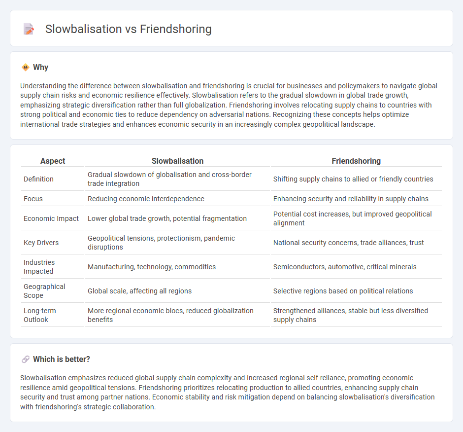 Slowbalisation vs Friendshoring in Economy