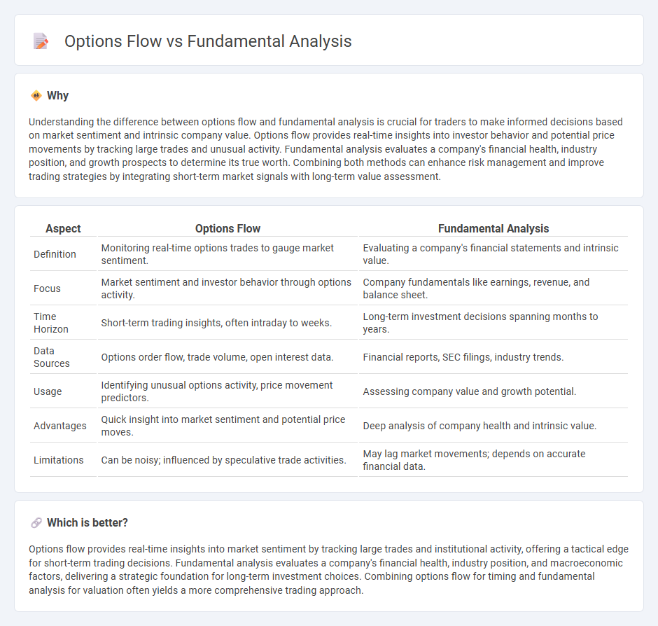 Options Flow vs Fundamental Analysis in Trading