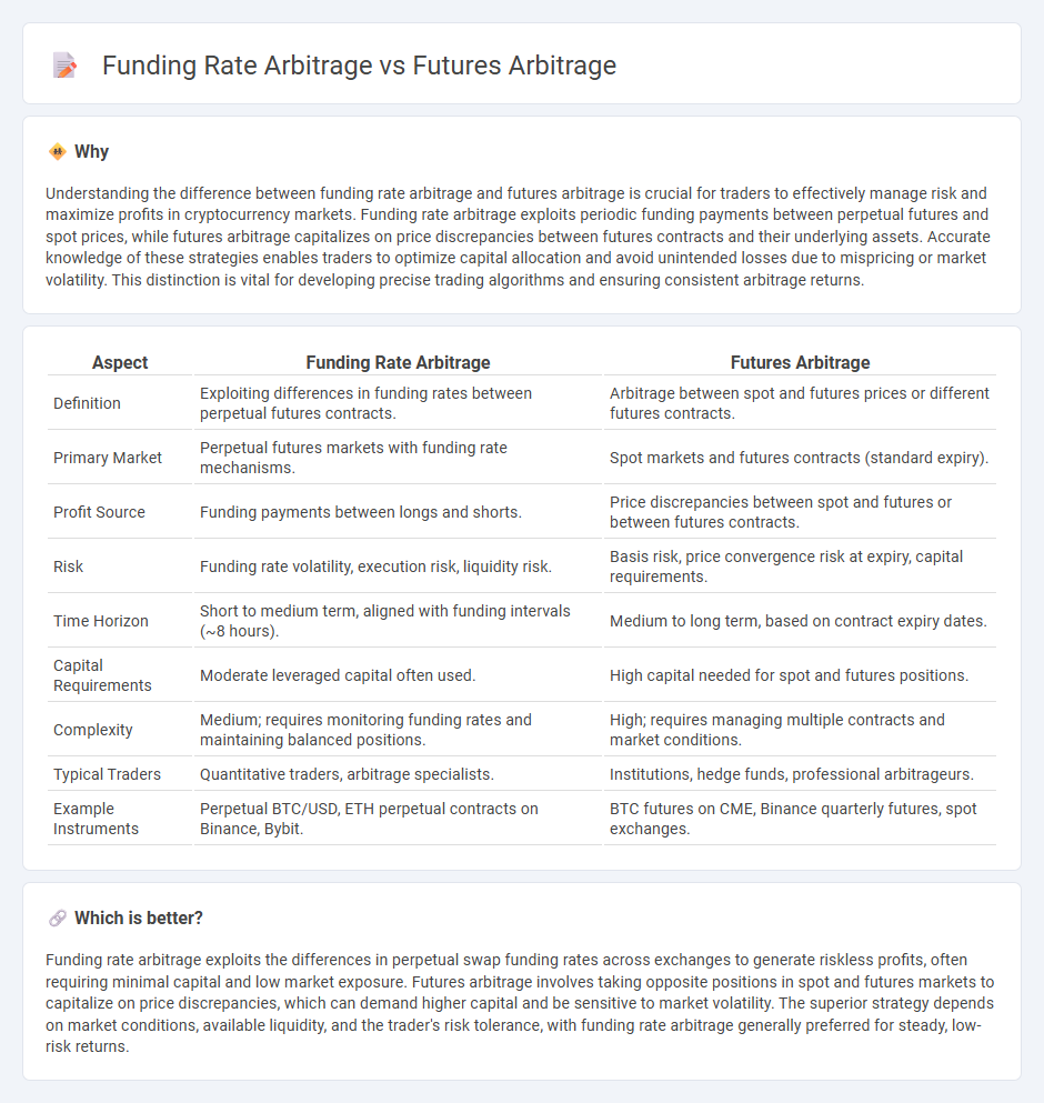 Funding Rate Arbitrage vs Futures Arbitrage in Trading