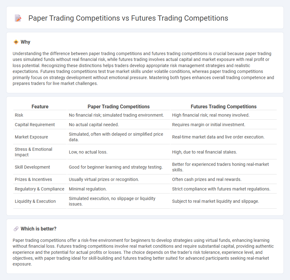 Paper Trading Competitions vs Futures Trading Competitions in Trading