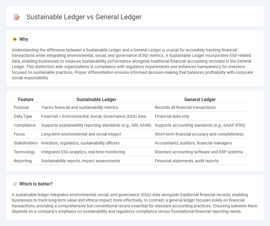 Sustainable Ledger vs General Ledger in Accounting