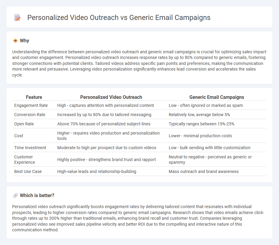 Personalized Video Outreach vs Generic Email Campaigns in Sales