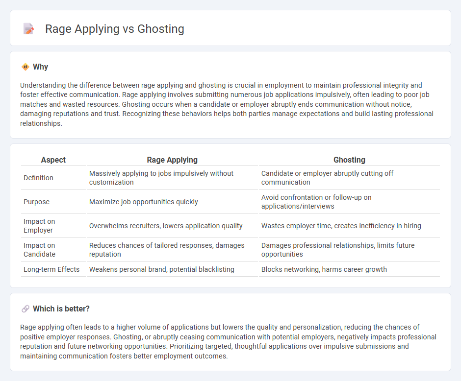 Rage Applying vs Ghosting in Employment