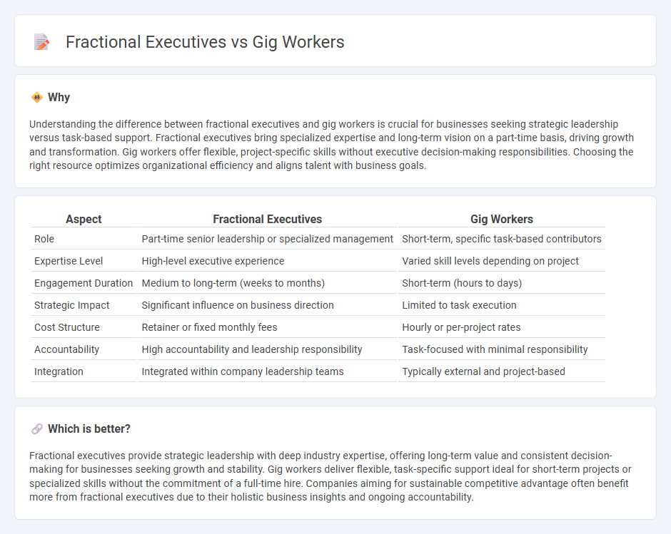 Fractional Executives vs Gig Workers in Consulting
