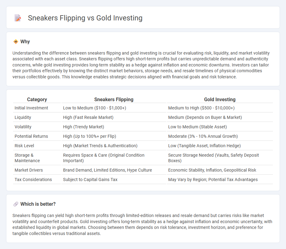 Sneakers Flipping vs Gold Investing in Investment