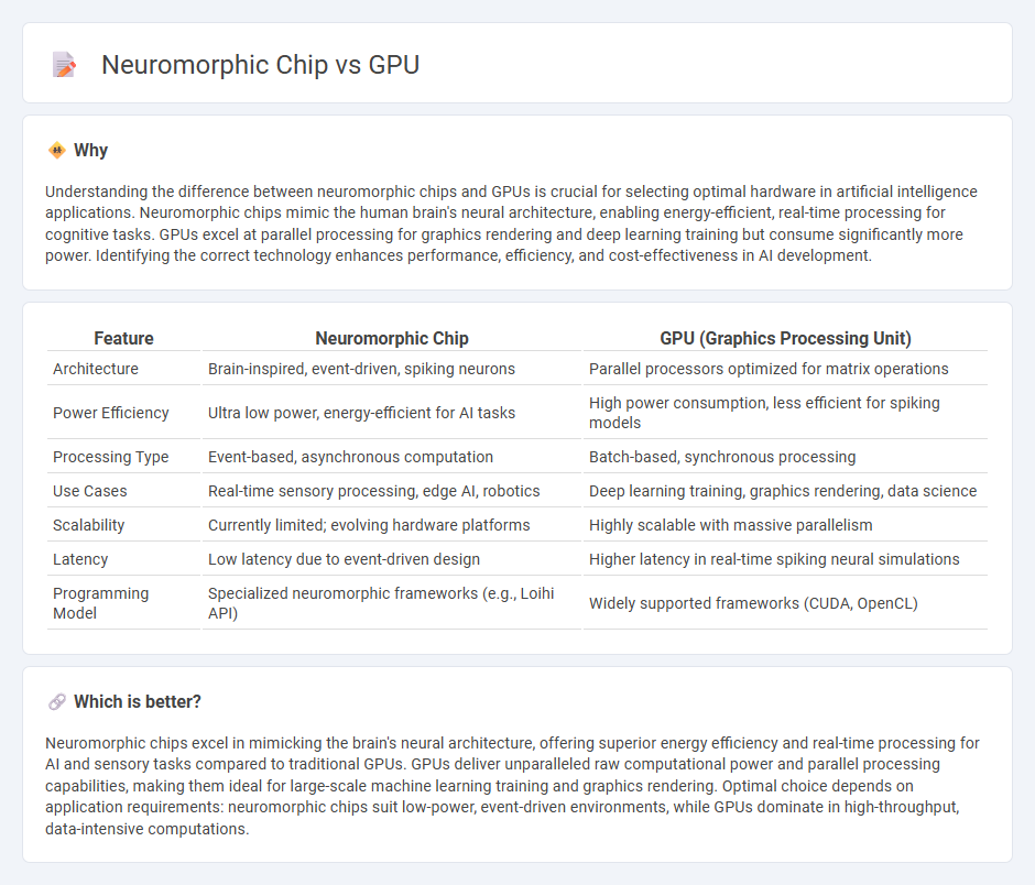 Neuromorphic Chip vs Gpu in Technology
