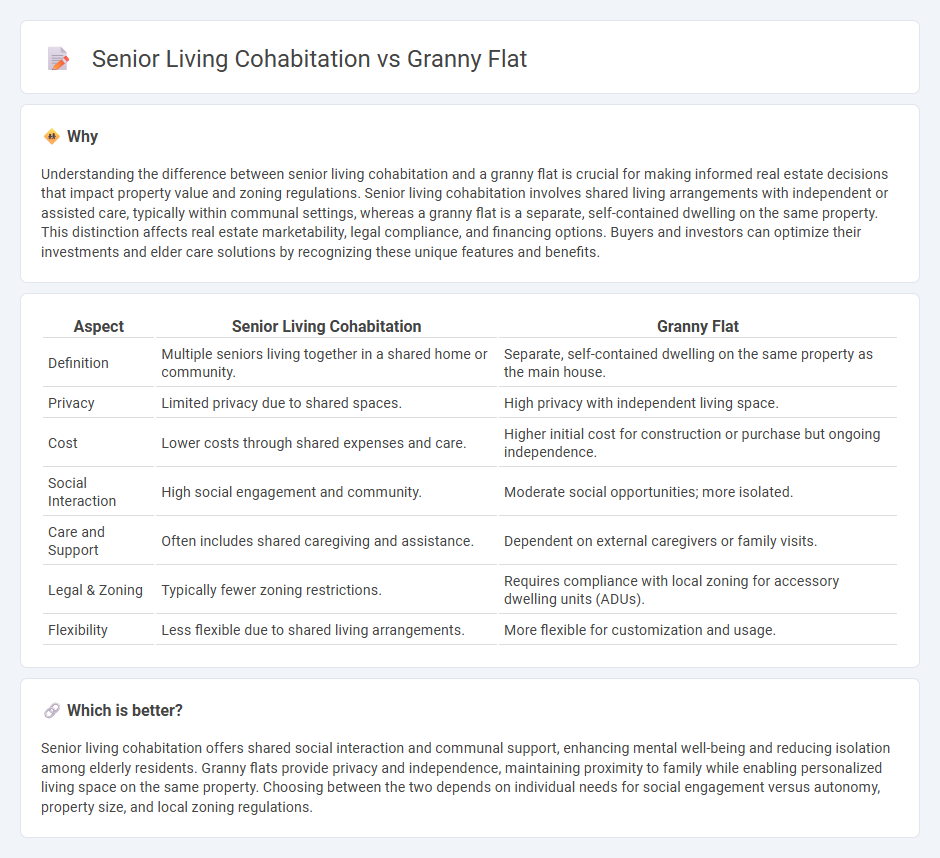 Senior Living Cohabitation vs Granny Flat in Real Estate