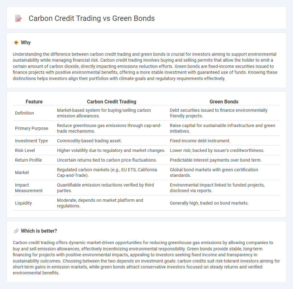 Carbon Credit Trading vs Green Bonds in Investment