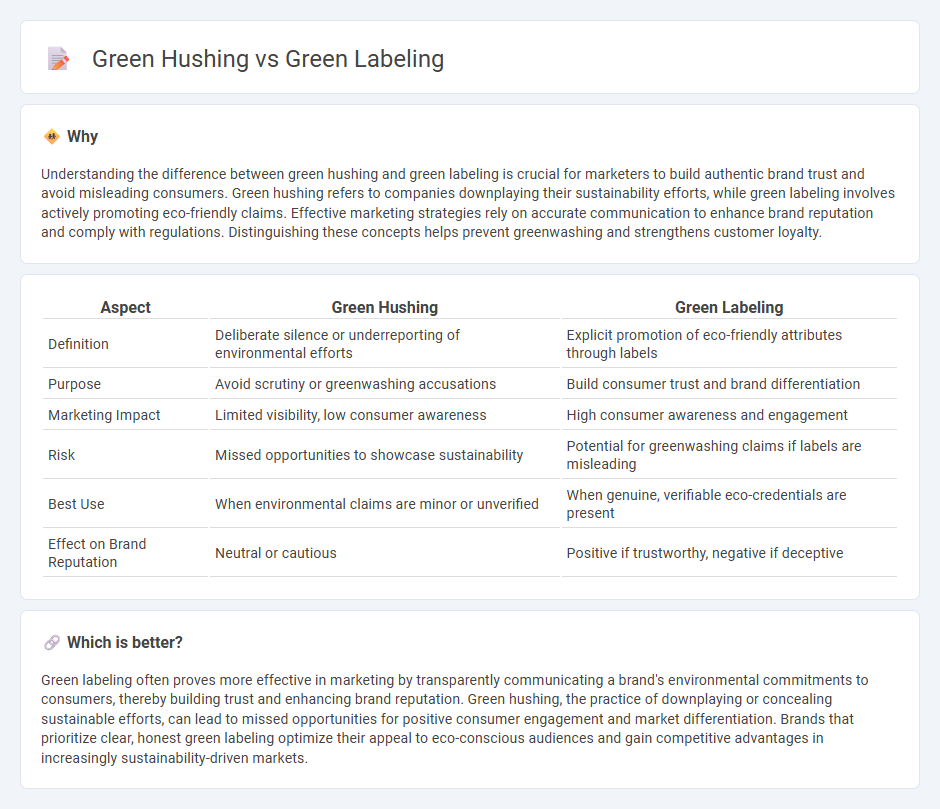 Green Hushing vs Green Labeling in Marketing