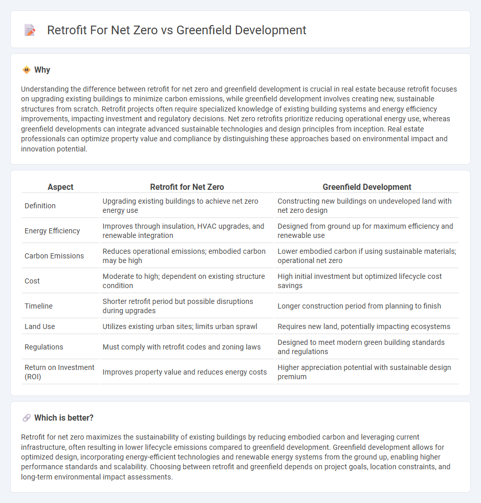 Retrofit For Net Zero vs Greenfield Development in Real Estate