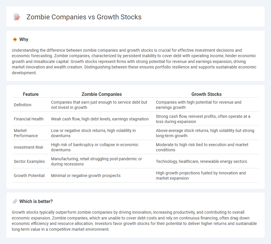 Zombie Companies vs Growth Stocks in Economy