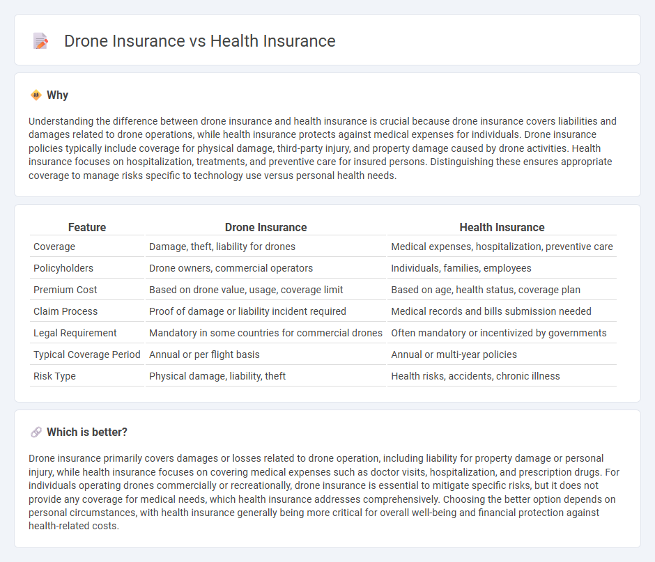 Drone Insurance vs Health Insurance in Insurance