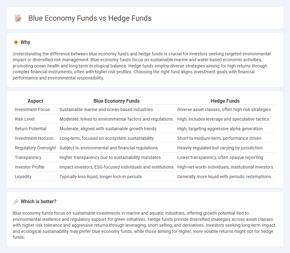Blue Economy Funds vs Hedge Funds in Investment