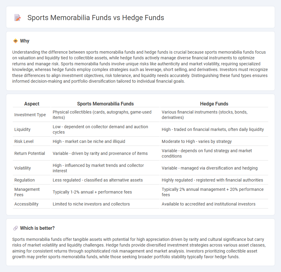 Sports Memorabilia Funds vs Hedge Funds in Investment