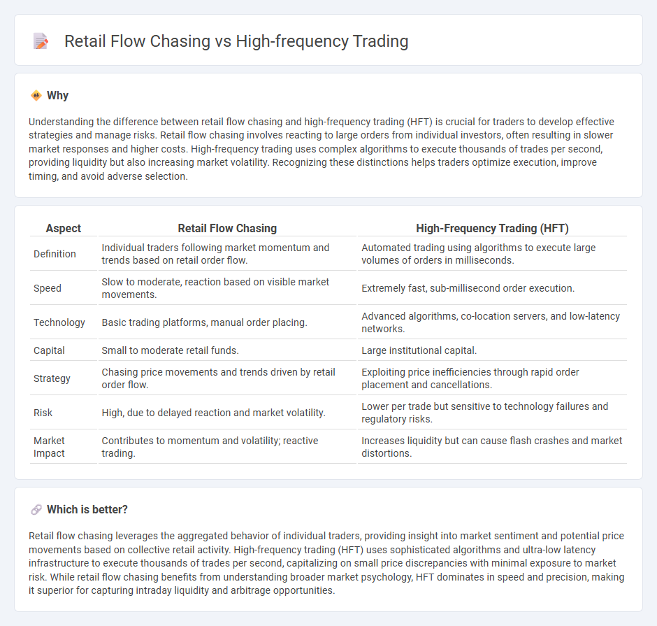 Retail Flow Chasing vs High-Frequency Trading in Trading