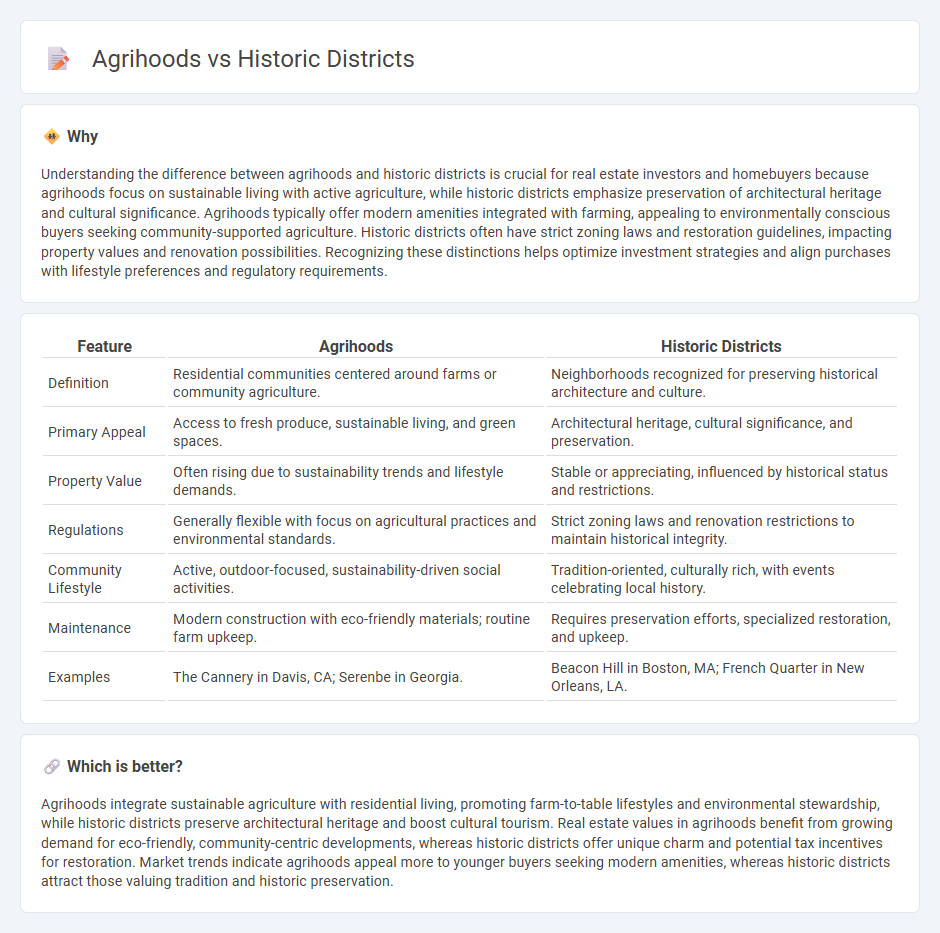 Agrihoods vs Historic Districts in Real Estate