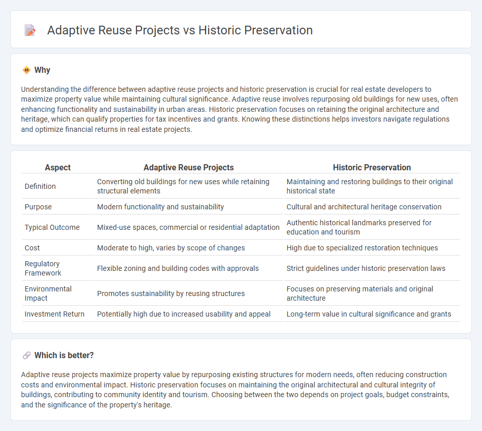 Adaptive Reuse Projects vs Historic Preservation in Real Estate