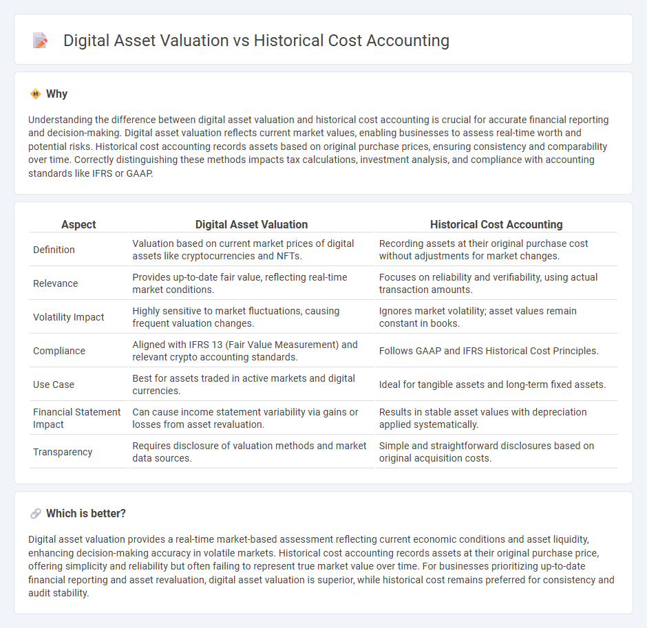 Digital Asset Valuation vs Historical Cost Accounting in Accounting