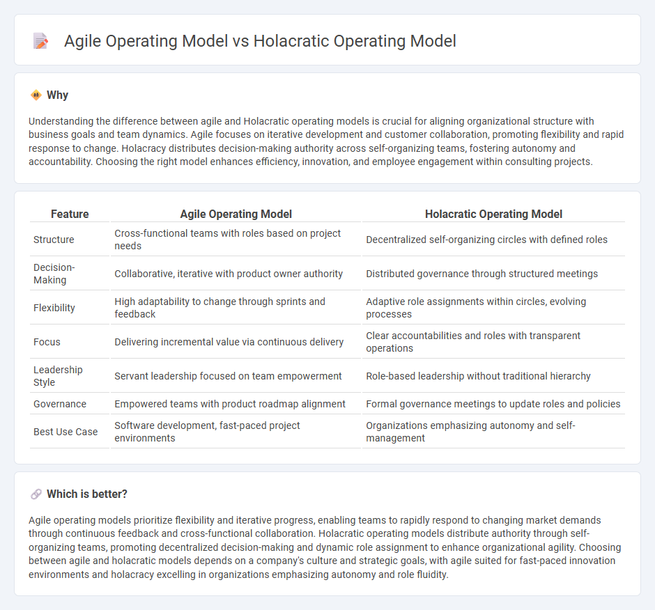 Agile Operating Model vs Holacratic Operating Model in Consulting