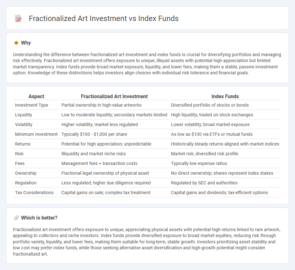 Fractionalized Art Investment vs Index Funds in Investment