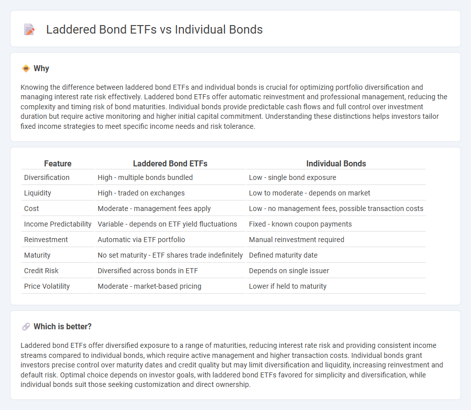 Laddered Bond Etfs vs Individual Bonds in Finance