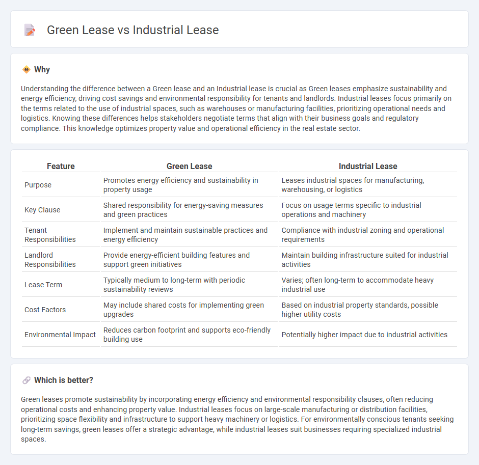 Green Lease vs Industrial Lease in Real Estate