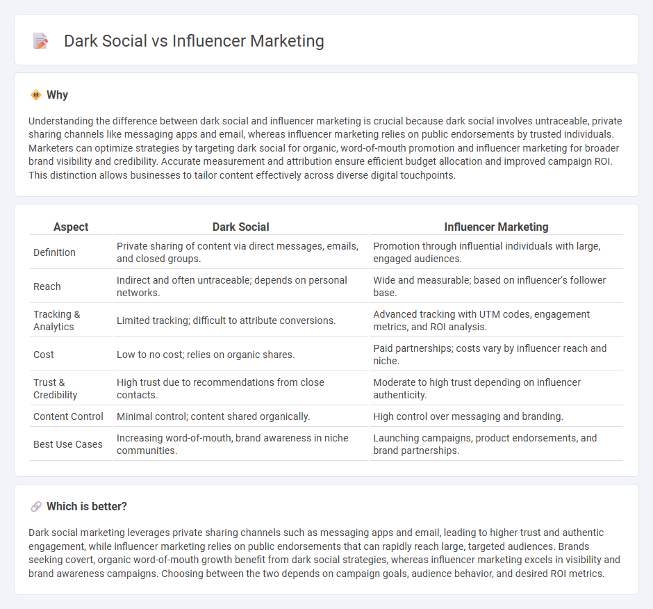 Dark Social vs Influencer Marketing in Marketing