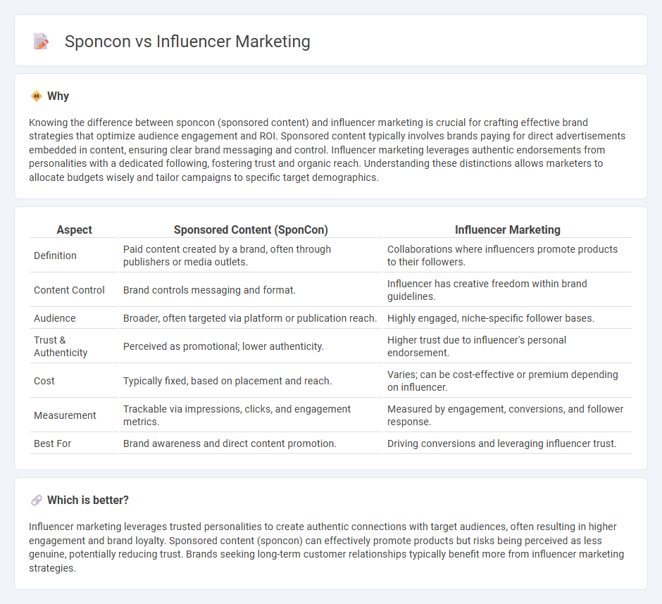 Sponcon vs Influencer Marketing in Marketing