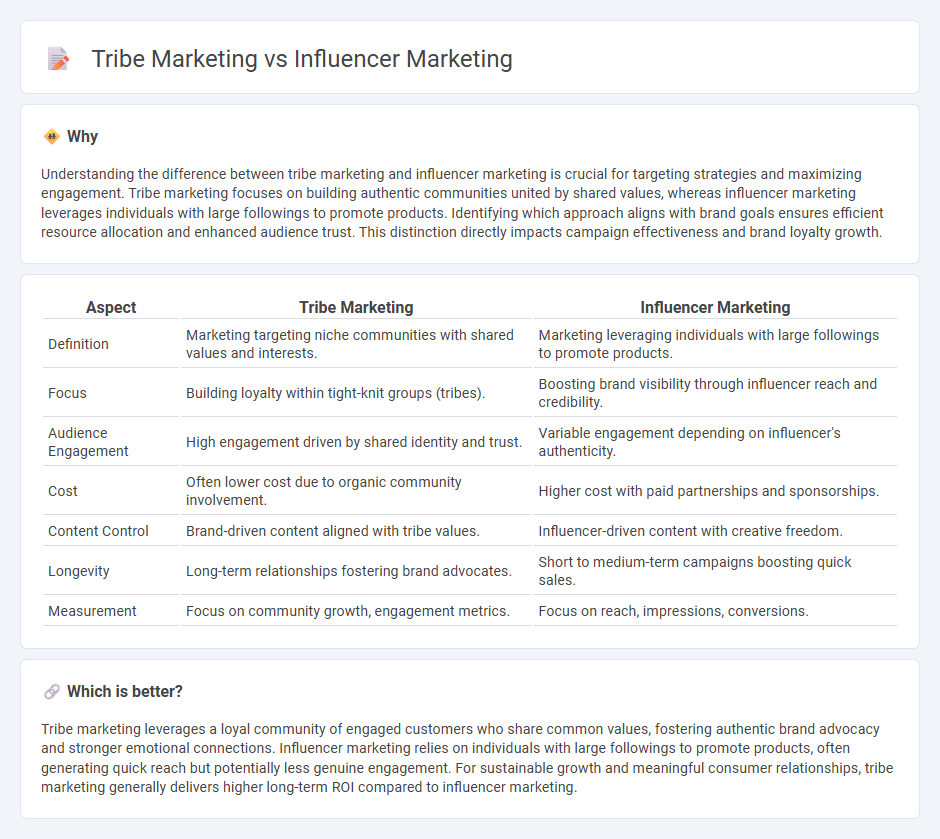 Tribe Marketing vs Influencer Marketing in Marketing