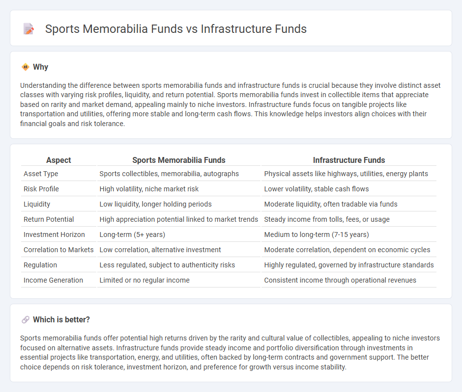 Sports Memorabilia Funds vs Infrastructure Funds in Investment