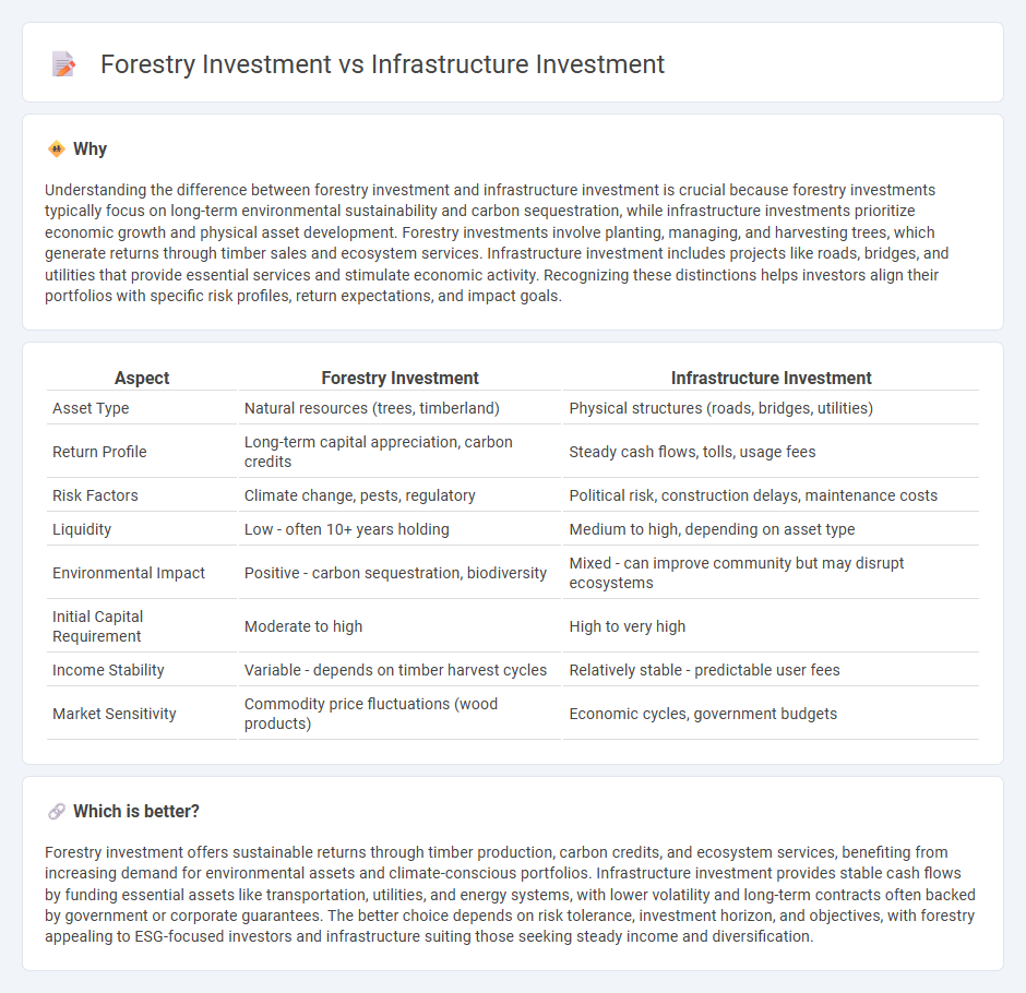 Forestry Investment vs Infrastructure Investment in Investment