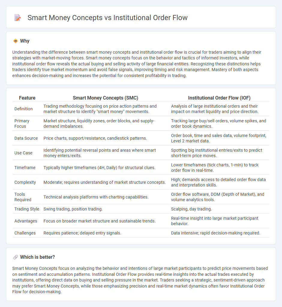 Smart Money Concepts vs Institutional Order Flow in Trading