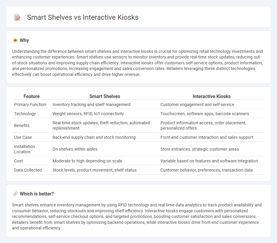 Smart Shelves vs Interactive Kiosks in Retail