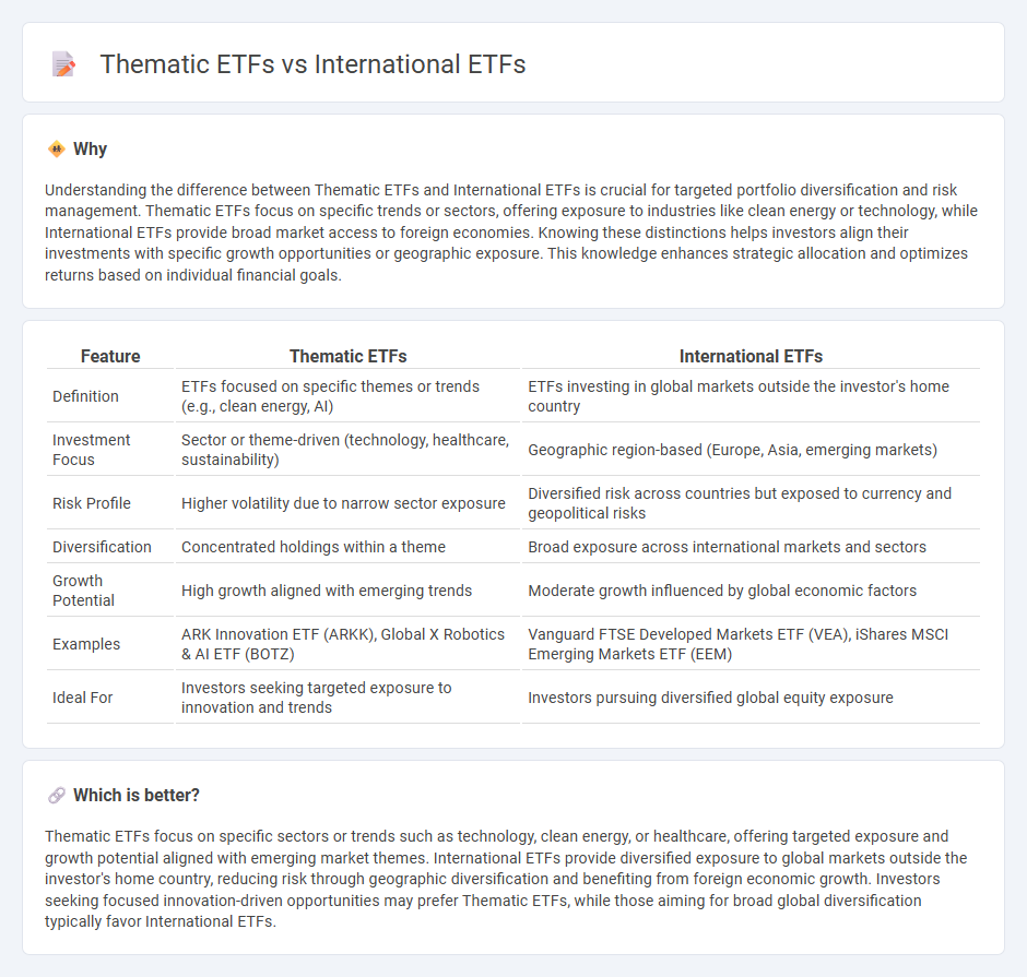 Thematic Etfs vs International Etfs in Finance