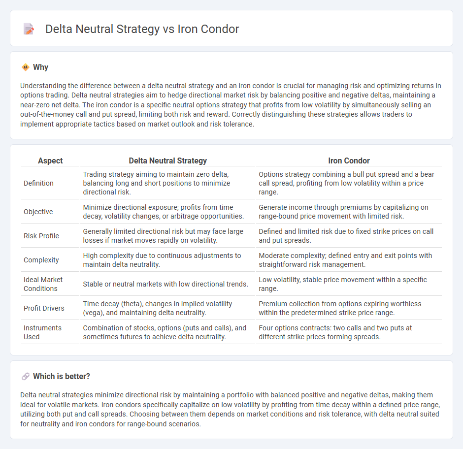 Delta Neutral Strategy vs Iron Condor in Trading