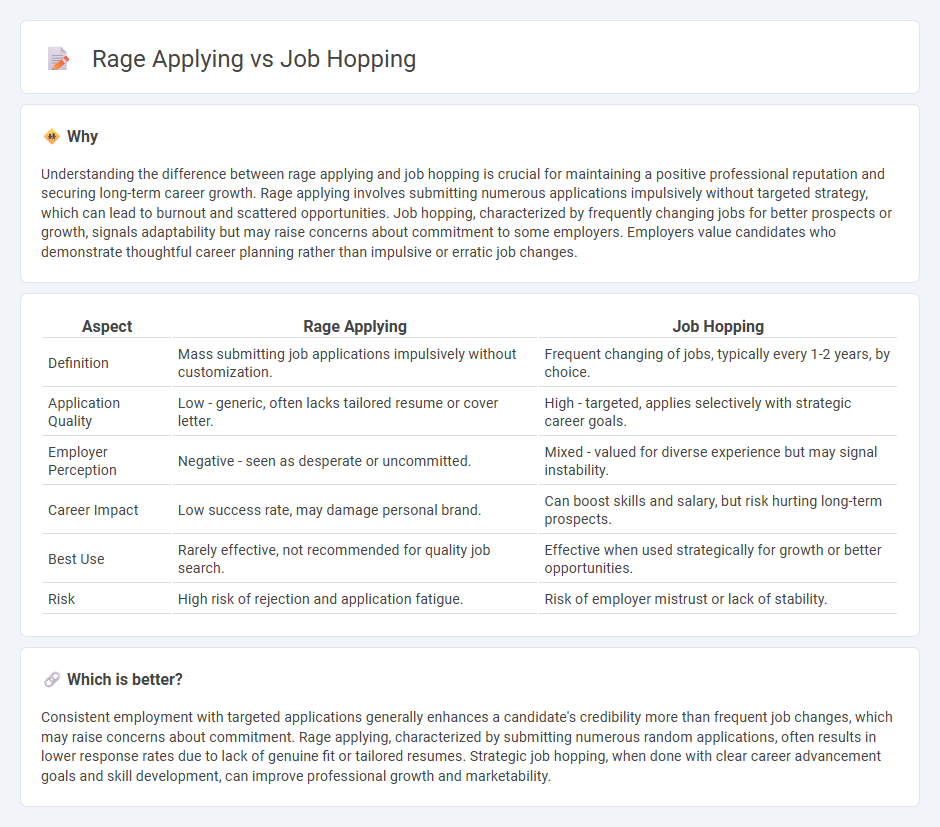 Rage Applying vs Job Hopping in Employment
