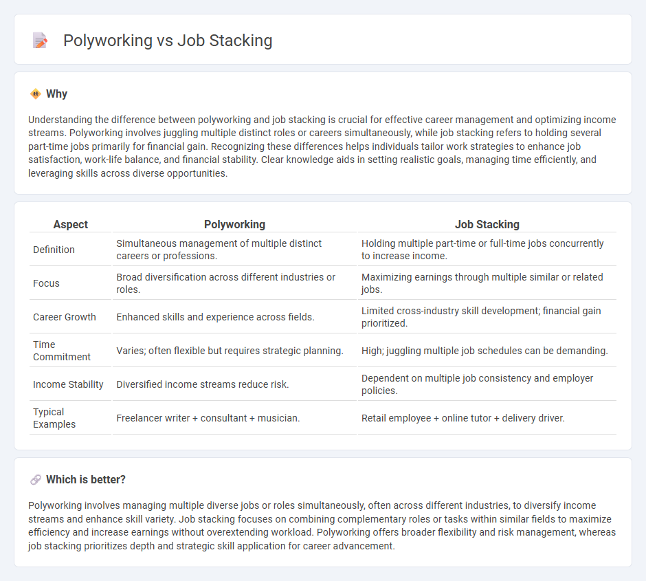 Polyworking vs Job Stacking in Employment