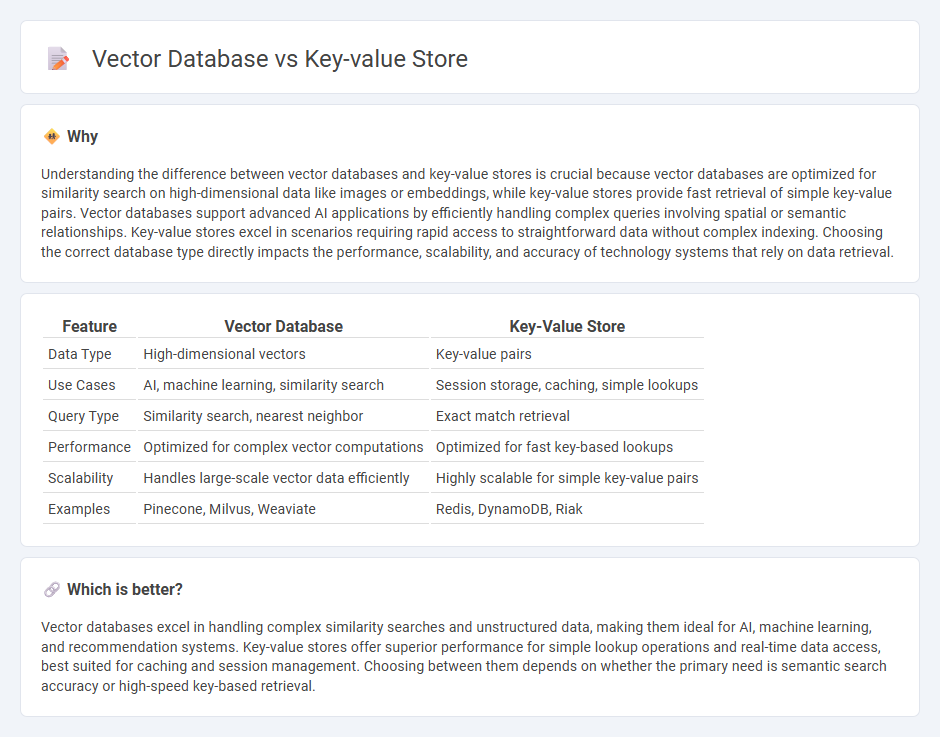 Vector Database vs Key-Value Store in Technology