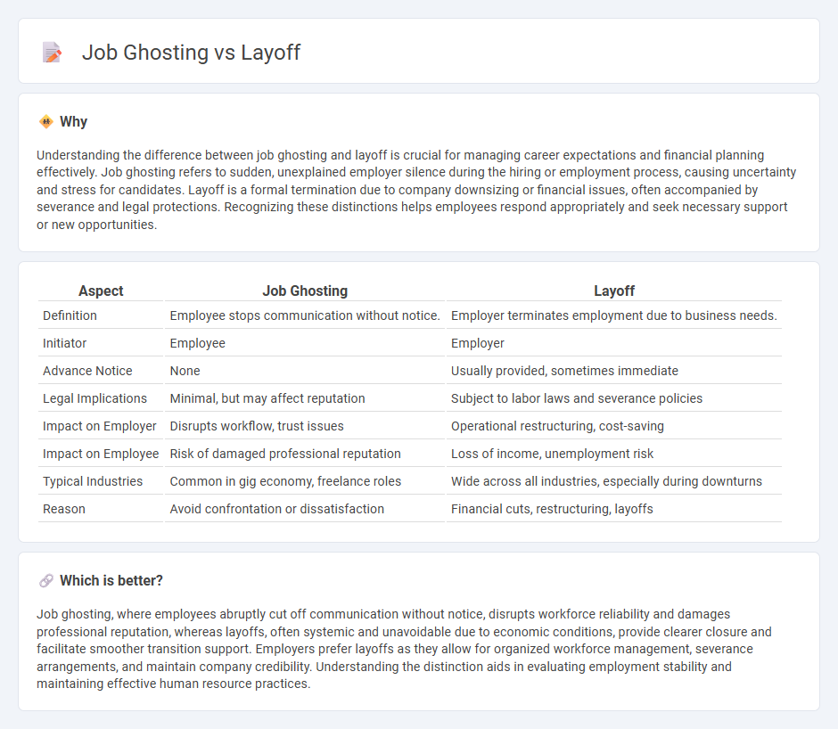 Job Ghosting vs Layoff in Employment
