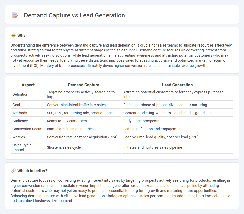 Demand Capture vs Lead Generation in Sales