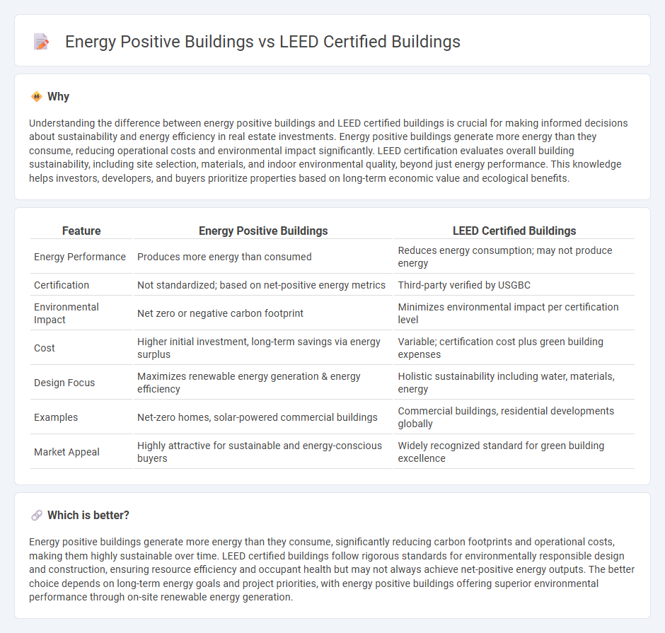 Energy Positive Buildings vs Leed Certified Buildings in Real Estate