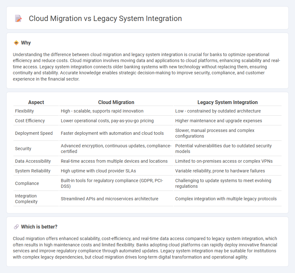 Cloud Migration vs Legacy System Integration in Banking